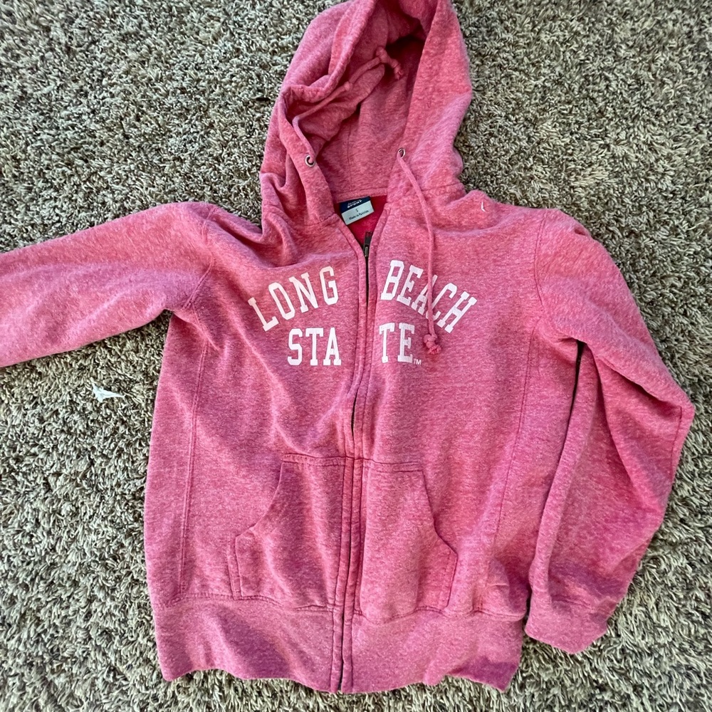 cropped west coast zip up